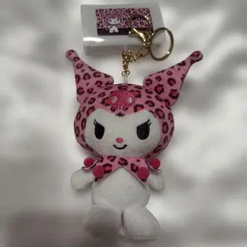크로미 호랑이 무늬 플러시 인형 키링 참