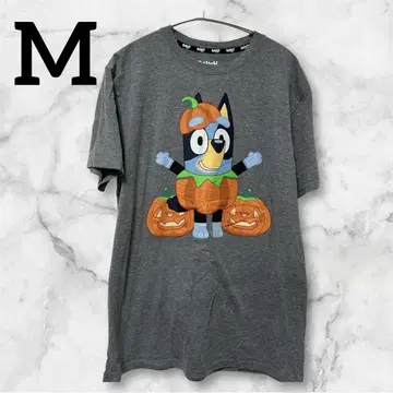 BLUEY 블루이 T셔츠 반팔 할로윈 이벤트 [M] 그레이