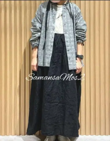 Samansa Mos2 앞뒤 디자인 블라우스