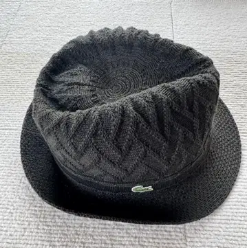 LACOSTE (라코스테) 중절모 모자 블랙 접이식