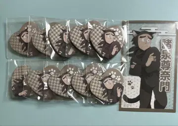 닌타마 란타로 난자타운 하트 캔뱃지 클리어 시트 모로이즈미 손나몬