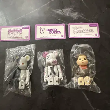 BE@RBRICK 3개 세트 David Guetta IVE 시크릿