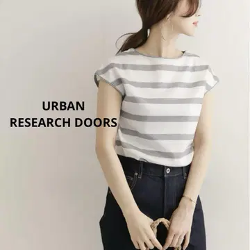 URBAN RESEARCH DOORS 텐셀 보더 컷소  일본제