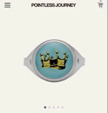 토이 링 "크라운" - 라이트 블루