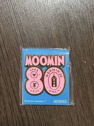 무민 밸리 파크 80주년 기념 핀 배지 무민