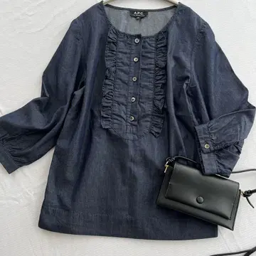 [ A.P.C ] 아페쎄 상의 프릴 데님