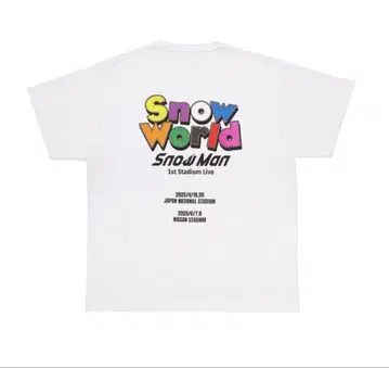 Snowman Snow World 티셔츠 (로고 ver.)