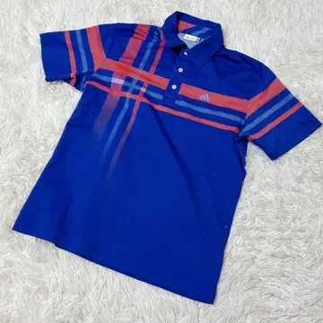 [ c5558 ] 새상품급 adidas 반팔 티셔츠 블루 남성용