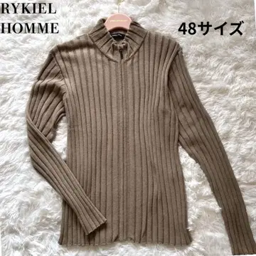 RYKIEL HOMME 베이지 썸머 니트 가디건 48 사이즈