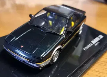 중고 미니카 모형 도요타 MR2 (AW11) 다크 그린 1/43