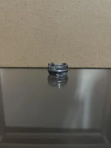 페더 실버 반지