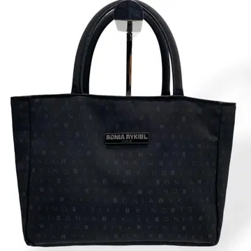 새상품급 SONIA RYKIEL 소니아 리키엘 토트백 나일론 블랙