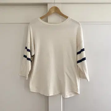 THE SHINZONE 풋볼 TEE 내추럴 DEUXIEME 새상품급
