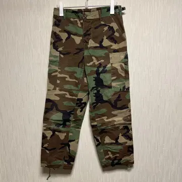 US ARMY 우드랜드 카모 BDU 카고 팬츠 SMALL-SHORT
