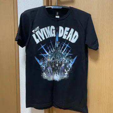 BUMP OF CHICKEN THE LIVING DEAD 티셔츠 검정 S