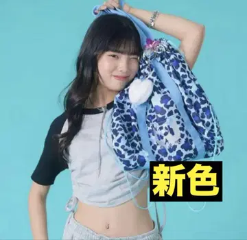 월드 페가수스 3WAY 백 블루 레오파드 와펜 스쿨백 새상품