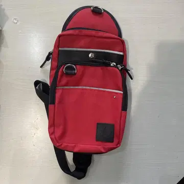 붉은색 나일론 슬링 백