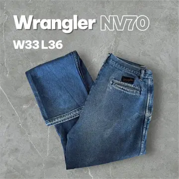 USA 랭글러 NV70 90년대 루즈 데님 W33 L36 빈티지