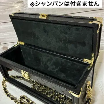 엔젤 샴페인 5주년 한정품 빈 박스 가죽 래치 타입 새상품급