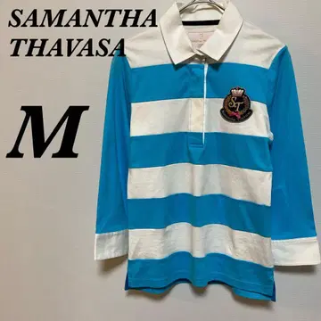 SAMANTHA THAVASA 사만사 타바사 장소매 폴로 셔츠 M