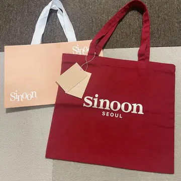 시누 서울 에코 백 시누 토트백 빨강 한국