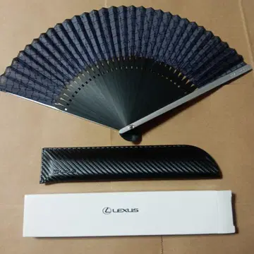 렉서스(Lexus) 검정 부채 케이스 포함