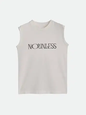 천연 식물성 염료로 염색한 노운리스 탱크톱