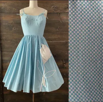 50s vintage 튤립 드레스