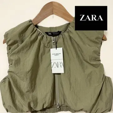 ZARA 자라 갭 디자인 베스트 크롭드 톱