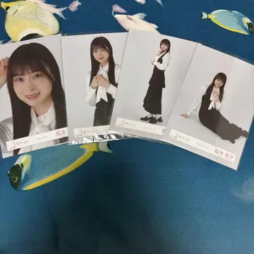 사쿠라자카46 마츠모토 와코 클래식 코디 4종 컴플 브로마이드