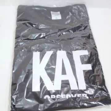 미개봉 신츄인 화보 KAF 티셔츠 블랙 XL 니코니코 초회의 2019