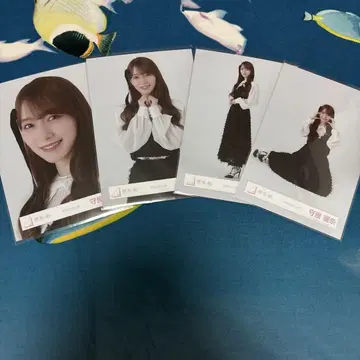 사쿠라사카 46 모리야 레이나 클래식 코디 4종 세트 생사진