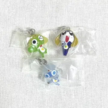 케로로 상사 기념 액세서리 3점 세트입니다.