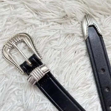 새상품급 TORY LEATHER created belt 2914 블랙
