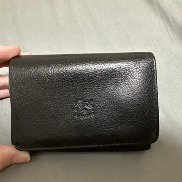 IL BISONTE 테 지갑 가죽 컴팩트