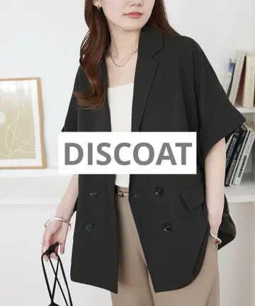 린넨 라이크 반팔 셔츠 자켓 디스코트