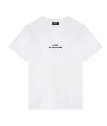 (미사용 새상품) A.P.C. 화이트 티셔츠