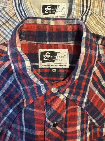 2매 세트! Engineered Garments 웨스턴 셔츠