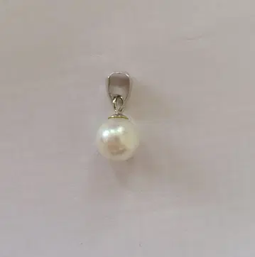 진주 K14WG 펜던트 탑
