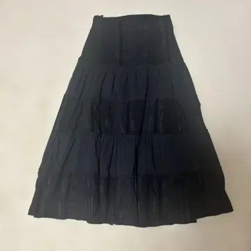 블랙 롱 스커트