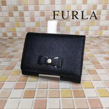FURLA 풀라 가죽 컴팩트 지갑 삼각 접이식 지갑 96