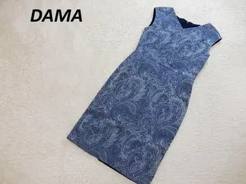 극품 DAMA 다마 청순 자카드 원피스 블루 계열 9
