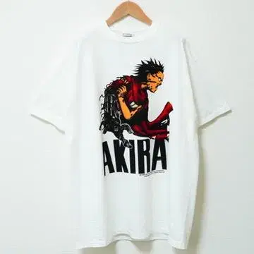 아키라 티셔츠 XL 화이트 스크린 스타즈 AKIRA C223