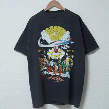 그린 데이 T셔츠 XL 블랙 GREEN DAY 브로캄 C225