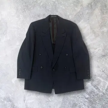 더블 브레스킷 재킷 정장 재킷 테일러드 재킷 검정 정장용