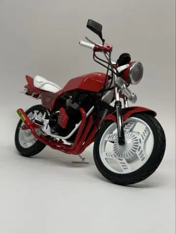 아오시마 혼다 CBX400F 빨간색 솔리