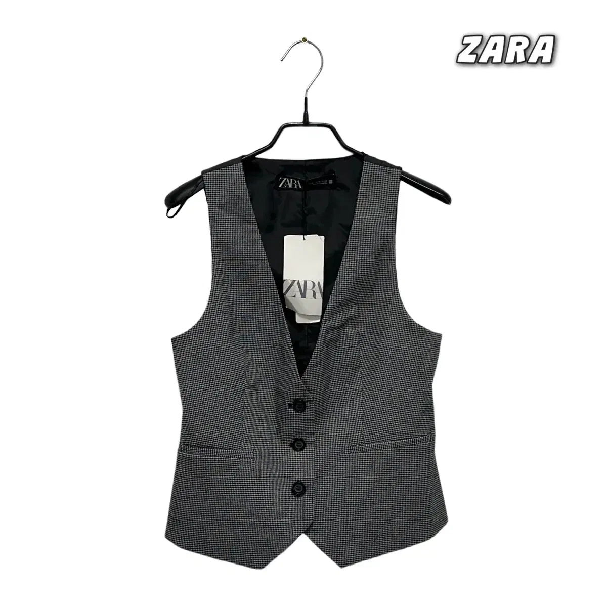 ZARA 자라 Zara 3-Button Vest (New) (Japanese Edition) #조끼
