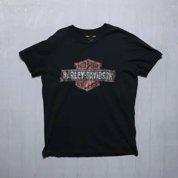 Harley-Davidson 2334 구제 티셔츠 XL 블랙