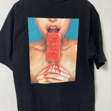 ss25 HUF 그래픽 티셔츠 블랙