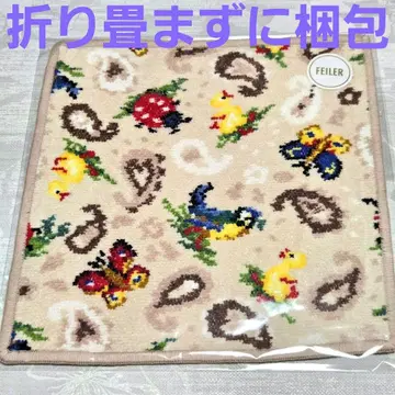 FEILER 하이디 페이즐리 손수건 베이지 FEILER WEB 한정판